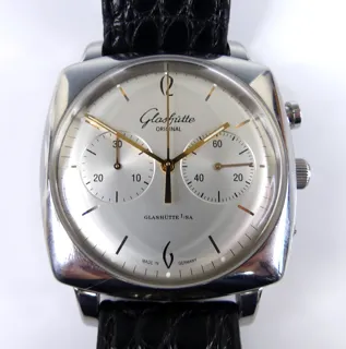 Glashütte Senator Sixties 42mm Stainless steel Silver