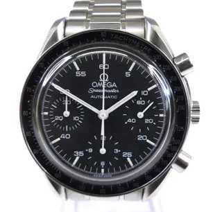 Omega Speedmaster 39mm Stainless steel Black