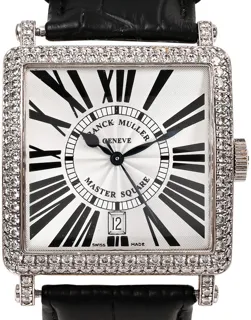 Franck Muller Master Square 6000HSCDTD 36mm White gold Silver