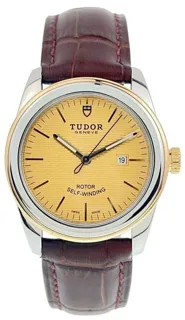 Tudor Glamour Date 53003 31mm Stainless steel Golden