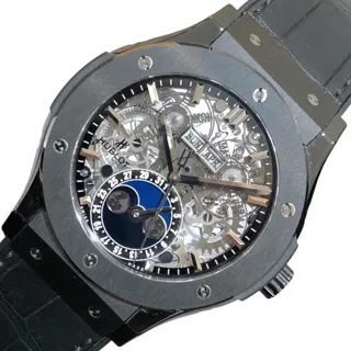 Hublot Classic Fusion Aerofusion 517.CX.0170.LR 44mm Black ceramic Silver