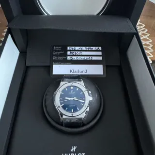 Hublot Classic Fusion Blue 542.NX.7170.LR 42mm Titanium Blue