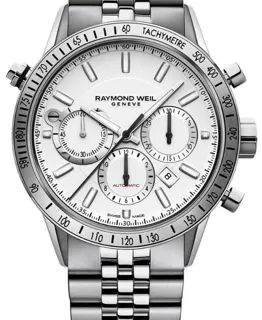 Raymond Weil Freelancer 7740-ST-30001 43mm Stainless steel White