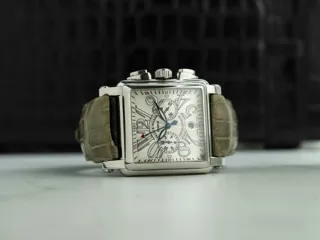 Franck Muller Conquistador Cortez 10000 H CC Stainless steel Silver