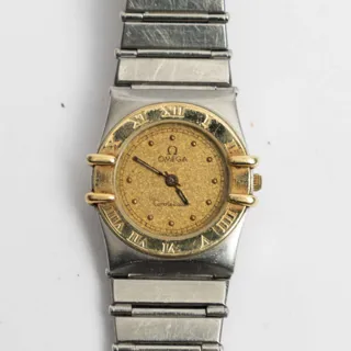 Omega Constellation 22mm Stainless steel Golden