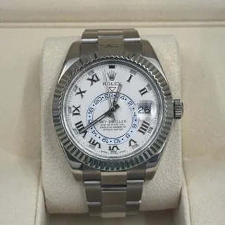 Rolex Sky-Dweller 326939-0001 42mm White gold White