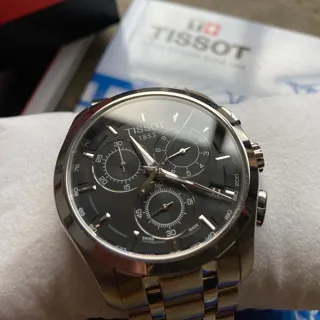 Tissot Couturier T035.617.11.051.00 41mm Stainless steel Black