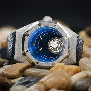 Audemars Piguet Royal Oak Concept Tourbillon 26630BC.GG.D326CR.01 38.5mm White gold Blue