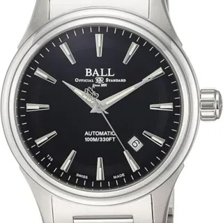 Ball Fireman NM2098C-S4J-BK 40mm Stainless steel Black