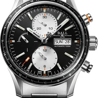 Ball Fireman Storm Chaser CM3090C-S1J-BK 42mm Stainless steel Black