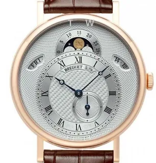 Breguet Classique 7337ba/1e/9v6 39mm Yellow gold Silver