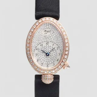 Breguet Reine de Naples 8928BR/8D/844.DD0D 33mm 18kt rose gold pave