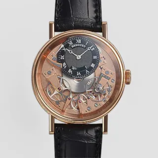 Breguet Tradition 7057br/r9/9w6 40mm Rose gold Black and Golden