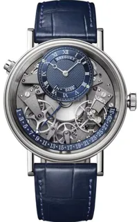 Breguet Tradition 7597bb/gy/9wu 40mm White gold Blue