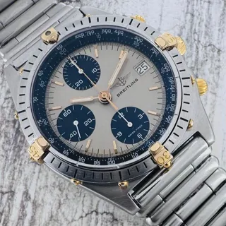 Breitling Chronomat 81950 39mm Yellow gold and Stainless steel White