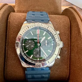 Breitling Chronomat AB0134101L2S1 42mm Stainless steel Green