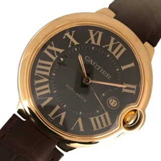 Cartier Ballon Bleu 42mm W6920037 42mm Rose gold Brown