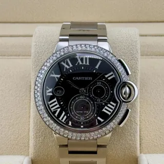 Cartier Ballon Bleu 44mm W6920025 44mm Stainless steel Black