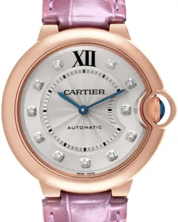 Cartier Ballon Bleu WJBB0010 36mm Rose gold Silver