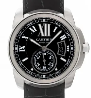 Cartier Calibre de Cartier W7100041 42mm Stainless steel Black