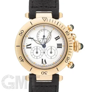 Cartier Pasha W3004151 35mm Yellow gold White