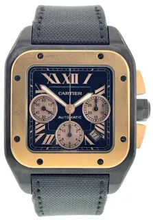 Cartier Santos 100 W2020004 41mm Titanium Black