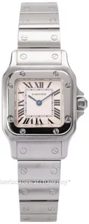 Cartier Santos W20056D6 25mm Stainless steel White