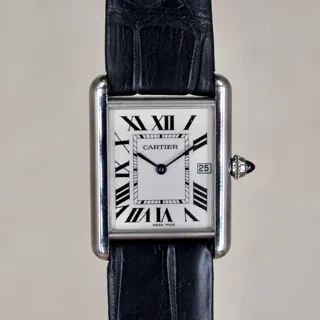 Cartier Tank X161 33mm 18k white gold