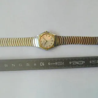 Ebel Classic 181908 24mm Yellow gold and Stainless steel White