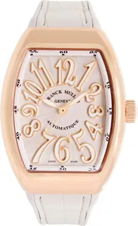 Franck Muller Vanguard V 35 SC AT FO 35mm Rose gold White