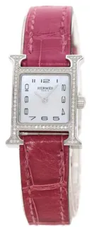 Hermès Heure H HH1.131 20mm Stainless steel White