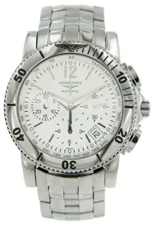 Longines Admiral L3.621.4 40mm Stainless steel White