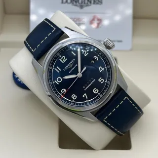 Longines Spirit L3.811.4.93.0 42mm Stainless steel Blue