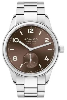 NOMOS Club Neomatik 760 39mm Stainless steel Brown