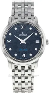 Omega De Ville 424.10.27.60.53.003 27.5mm Stainless steel Blue