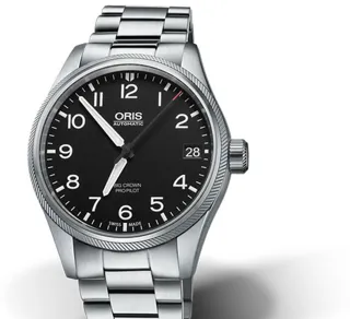 Oris Big Crown 01 751 7697 4164-07 8 20 19 41mm Stainless steel Black