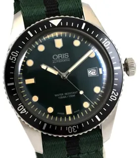 Oris Divers Sixty Five 01 733 7720 4057-07 5 21 02 42mm Stainless steel Green