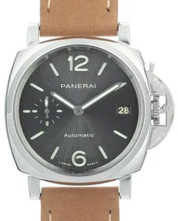 Panerai Luminor Due PAM 00755 38mm Stainless steel Gray