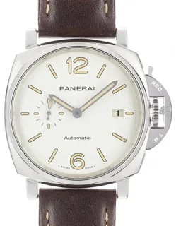 Panerai Luminor Due PAM01046 42mm Stainless steel White