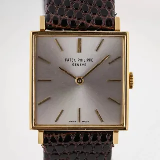 Patek Philippe Gondolo 3430 26mm Yellow gold Silver Sunray