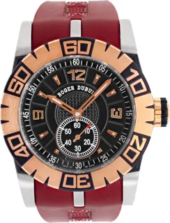 Roger Dubuis Easy Diver RDDBSE0201 46mm Stainless steel and 18k rose gold Black