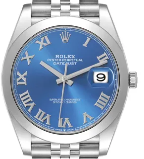 Rolex Datejust 41 126300 Stainless steel Blue