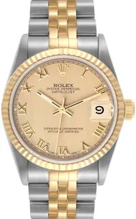 Rolex Datejust 68273 Stainless steel Champagne