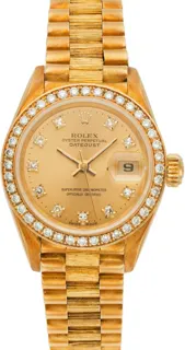 Rolex Datejust 26mm 18k yellow gold Champagne