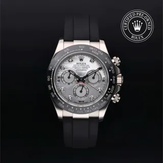 Rolex Daytona 116519LN-0026 40mm Ceramic and White gold Silver