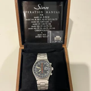 Sinn 144 144.066 41mm Stainless steel Black