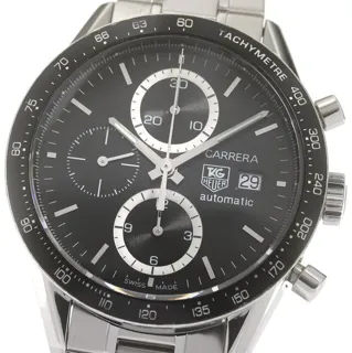 TAG Heuer Carrera Calibre 16 CV2010 41mm Stainless steel Black