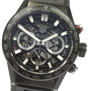 TAG Heuer Carrera CBG2016.FT6143 43mm Carbon fiber and Stainless steel Skeletonized