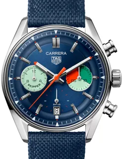 TAG Heuer Carrera CBS2213.FN6002 39mm Stainless steel Blue