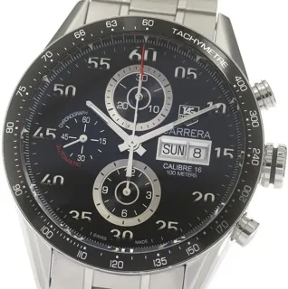 TAG Heuer Carrera CV2A10.BA0796 44mm Stainless steel Black